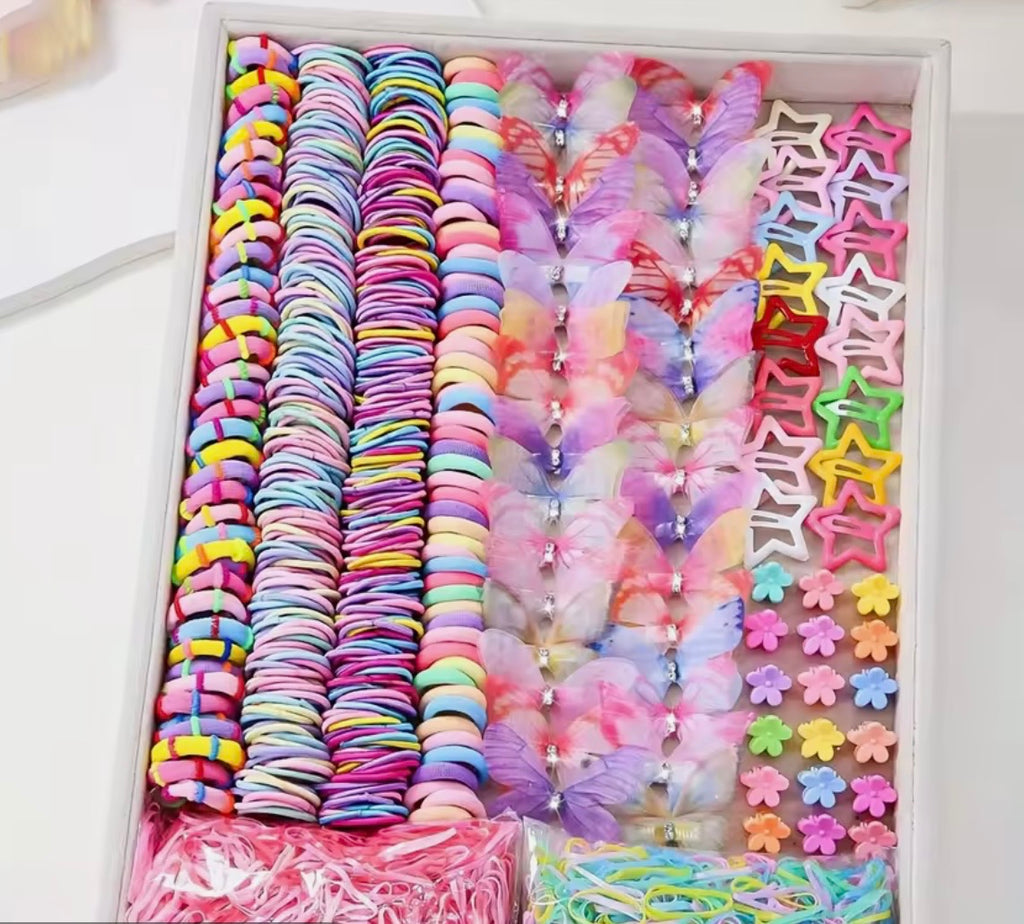 Baby Hair Bow & Styling Kit 🎀 – No Pull, Soft & Cute