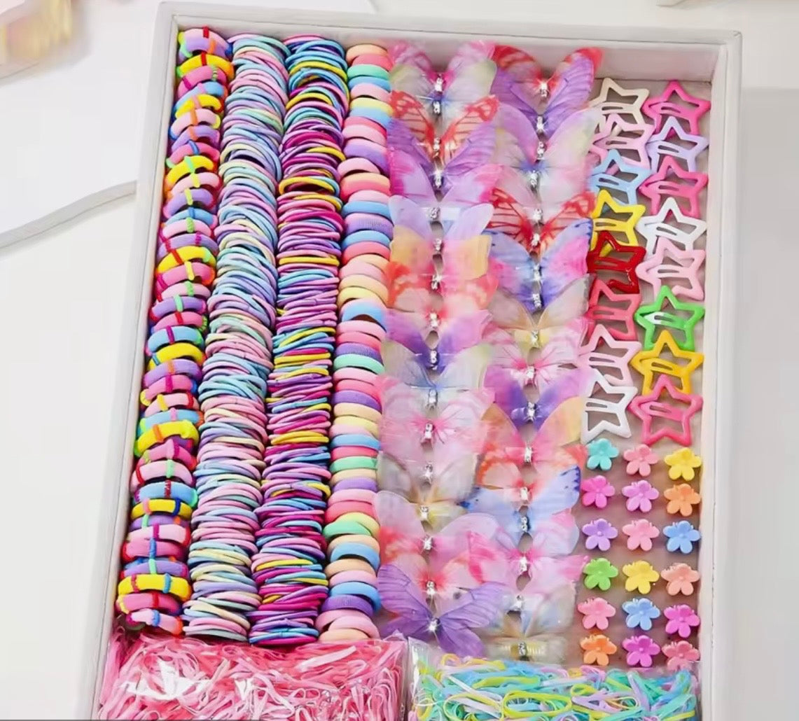 Baby Hair Bow & Styling Kit 🎀 – No Pull, Soft & Cute