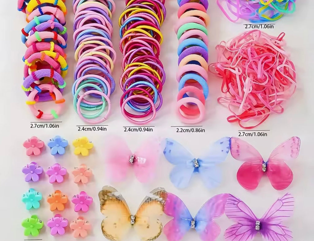 Baby Hair Bow & Styling Kit 🎀 – No Pull, Soft & Cute