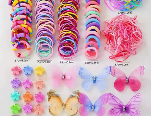 Baby Hair Bow & Styling Kit 🎀 – No Pull, Soft & Cute